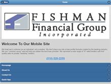 Tablet Screenshot of fishmanfinancialgroup.com